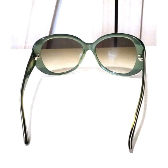 Diane Von Furstenberg Designer Oversized Sunglasses Oval Blaise DV575S Green main image 7